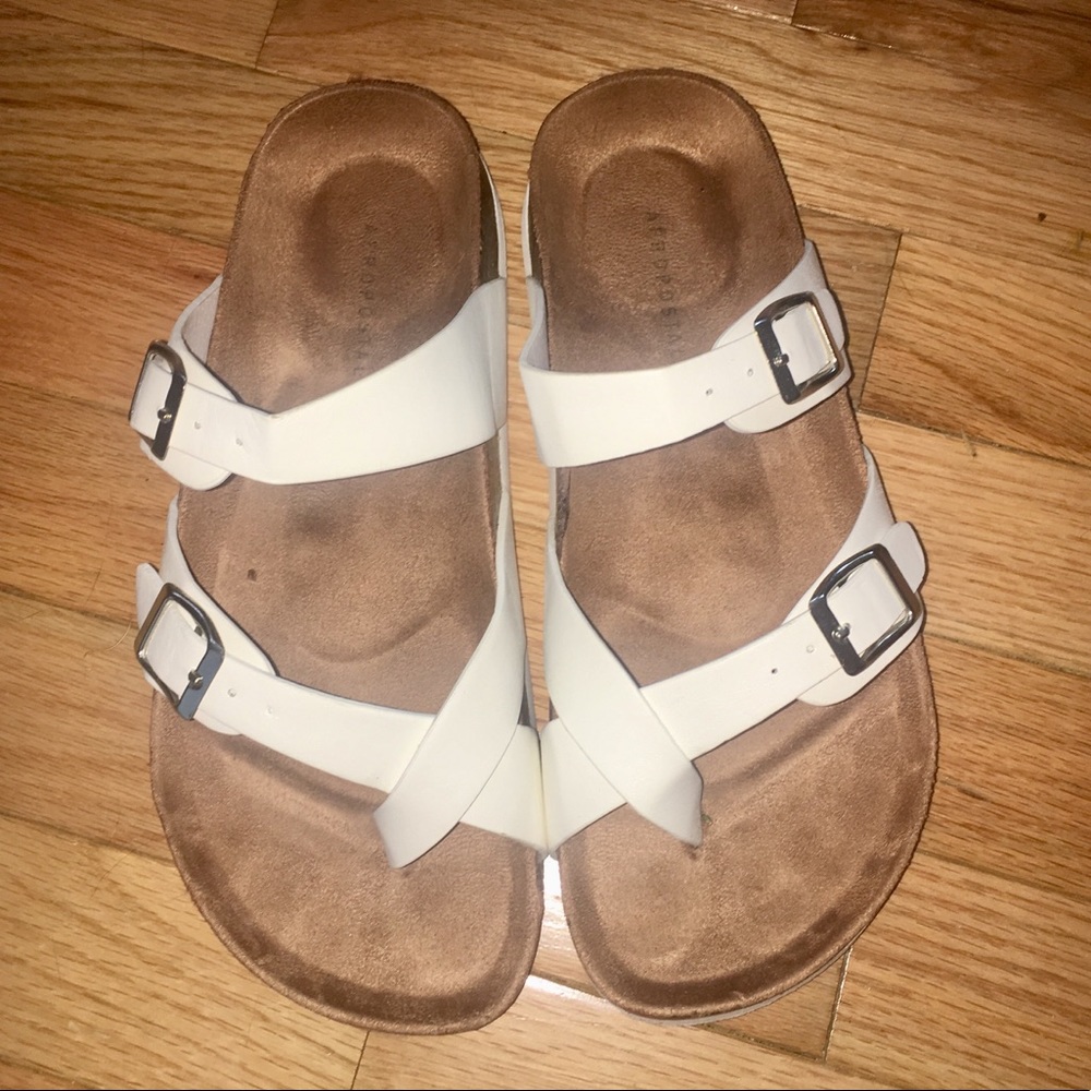 Aeropostale White Sandals